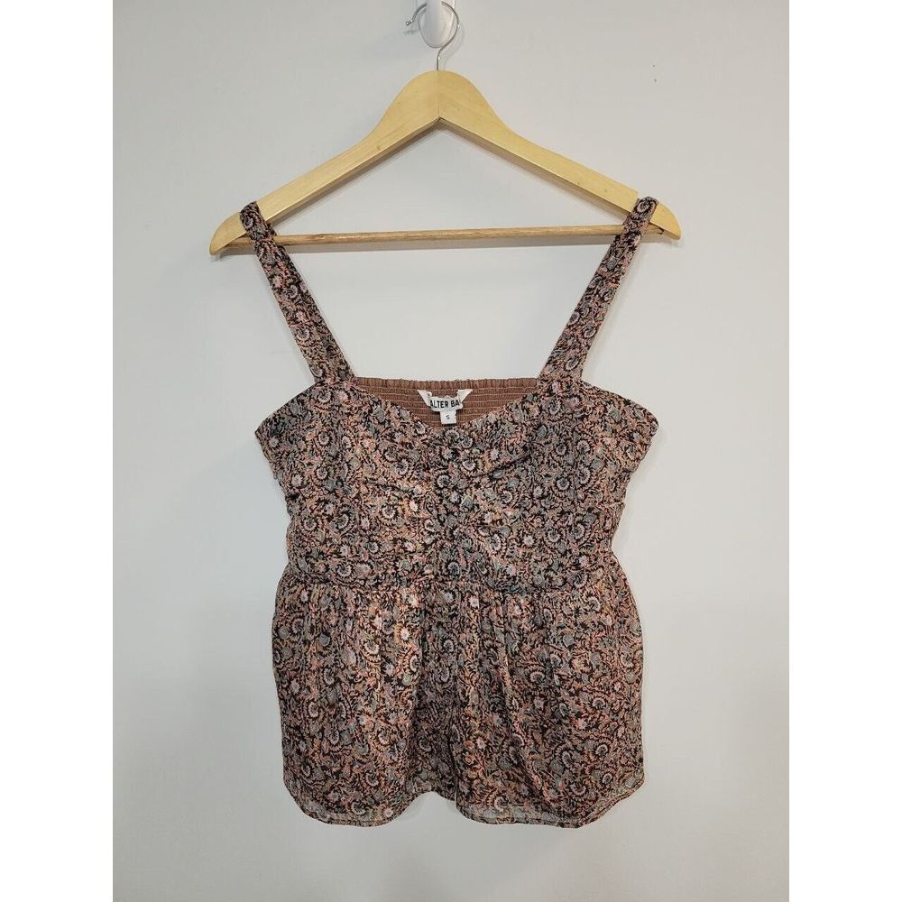 Walter Baker Paisley Spaghetti Strap Top Women's Small